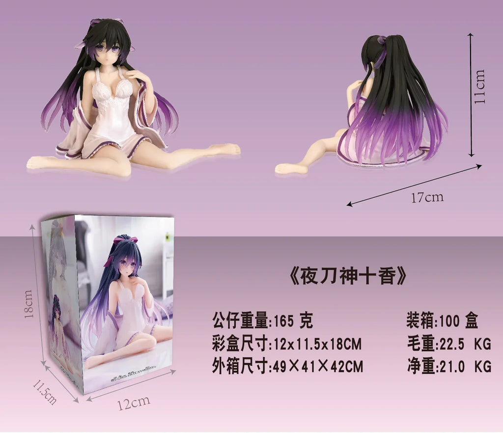 13CM Anime DATE A LIVE Yatogami Tohka Figure Pajamas Ver Model Toy Gift Collection Aciton Figure PVC
