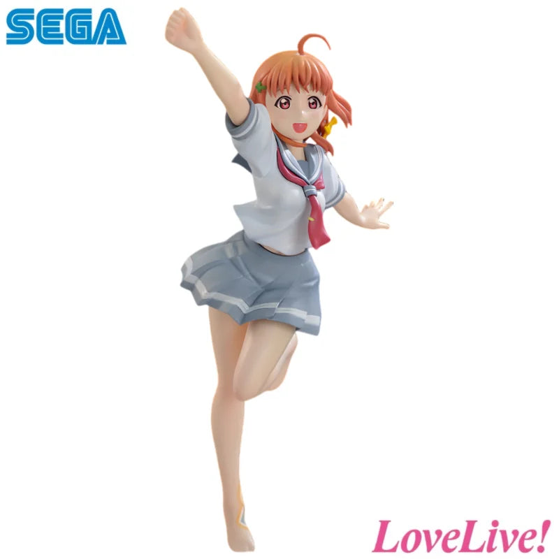 In Stock Sega Original Lovelive! Takami Chika Action Figure Model Doll Brand New Boxed Toys Model Garage Collectible