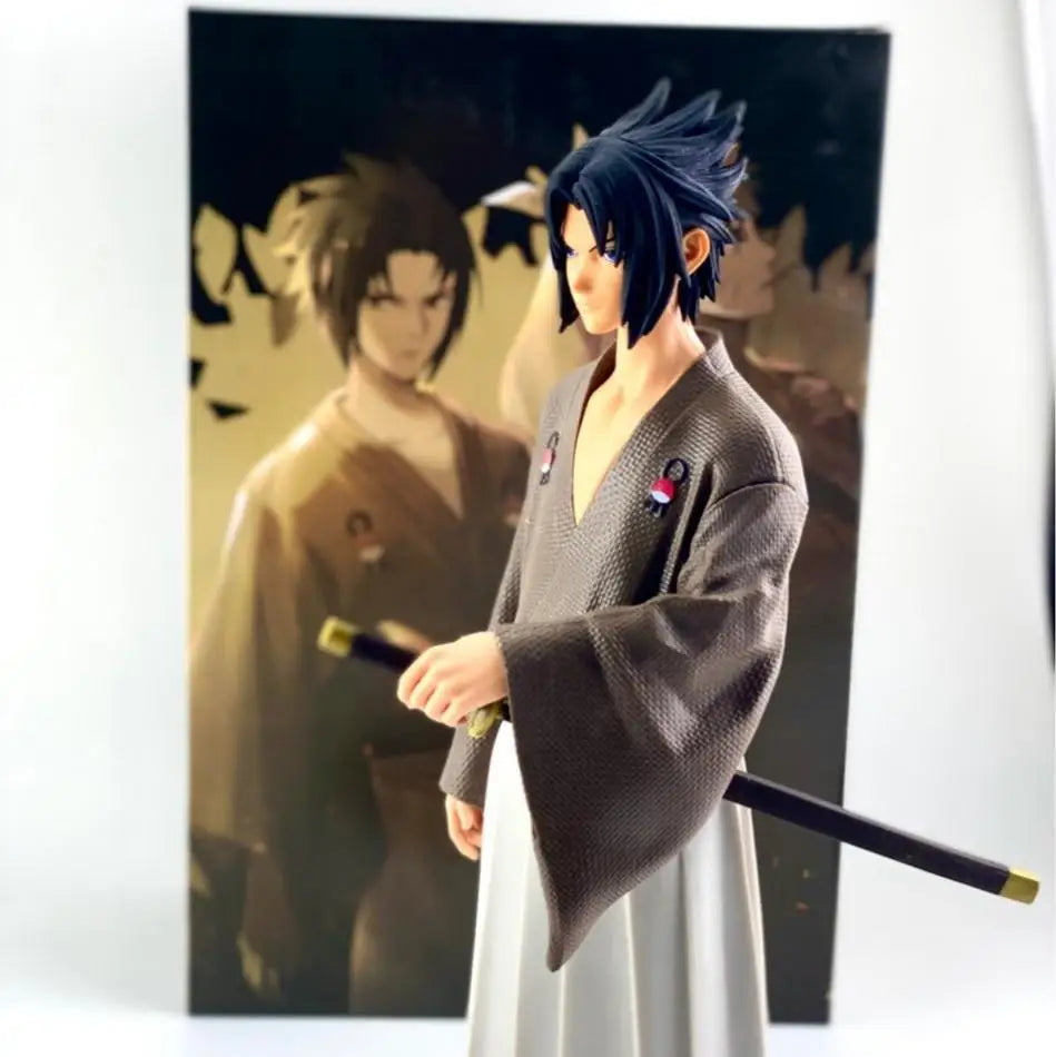 30cm Anime Naruto NARUTO Anime Figure Uchiha Sasuke kimono series Action Figure Model  Collections childrenToys birthday Gifts