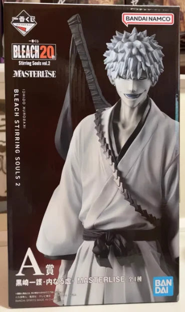 Bandai Original Ichiban KUJI BLEACH Stirring Souls Vol.2 Kurosaki Ichigo/Ichimaru Gin/Zaraki Kenpachi/Kuchiki Byakuya Anime Toys