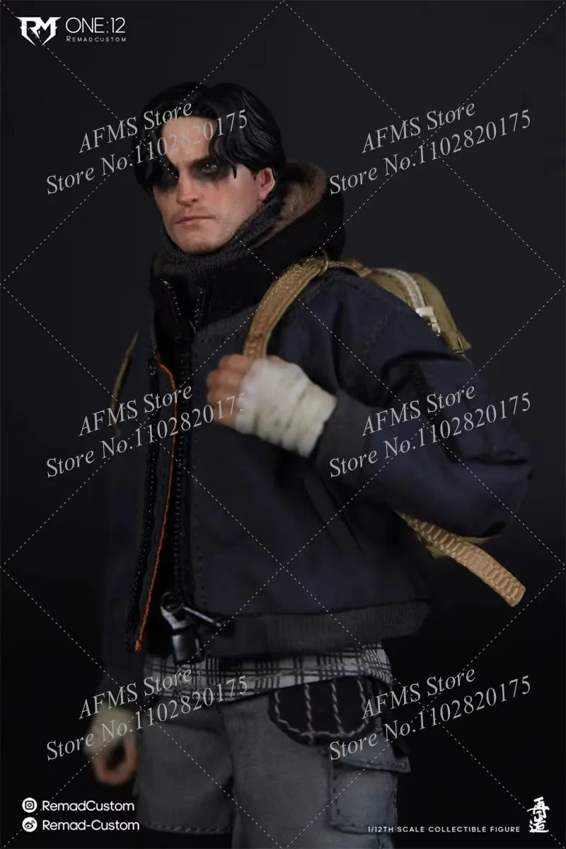 Remad Custom RM013 1/12 Scale Collectible Figure Motorcycle Ranger Robert Pattinson Bat Hero 6Inch Men Soldier Action Figure Toy