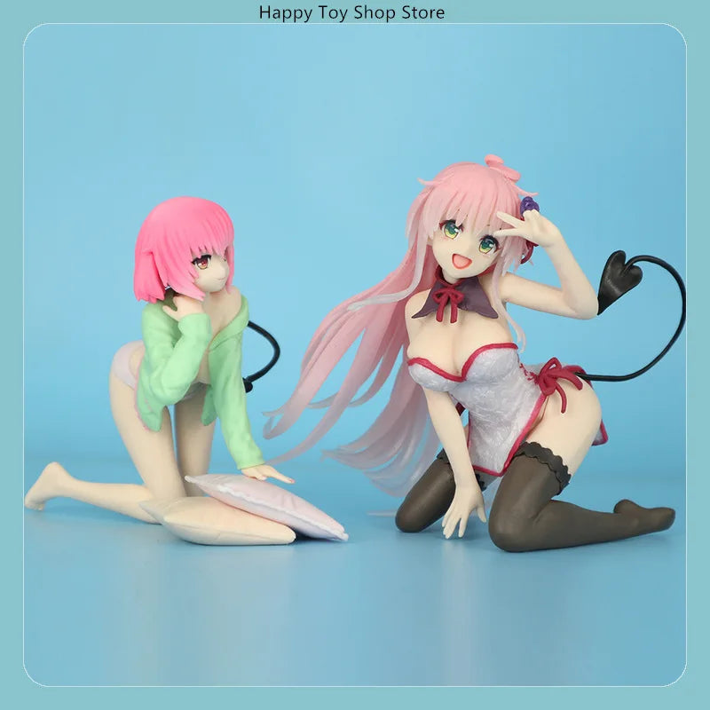 To Love Ru Lala Qipao & Momo Nightwear Anime Figure Model Statue Collection Desktop Decoration