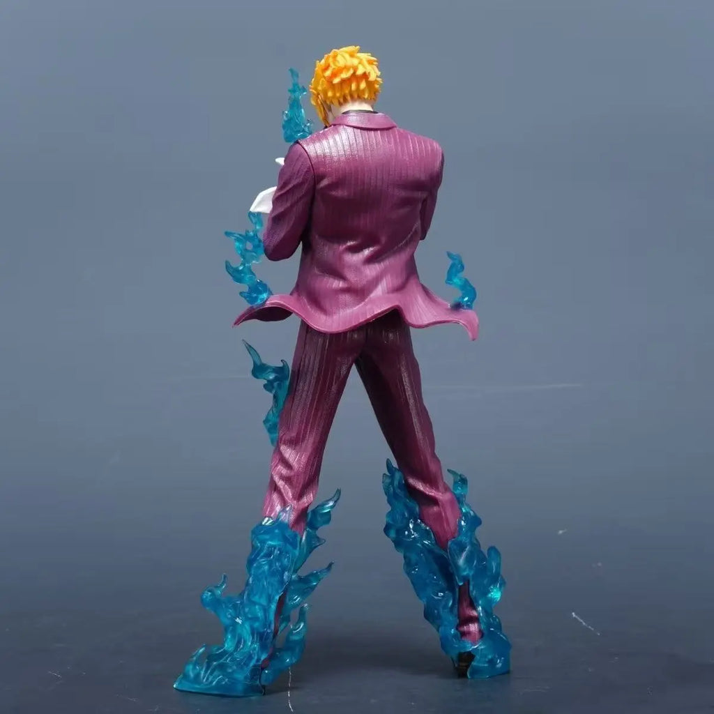 24cm 9.4 inch Anime Sanji Action Figures Pvc Statue Desktop Ornamen Collection Statue Model Decoration Room Desk Toys Children G