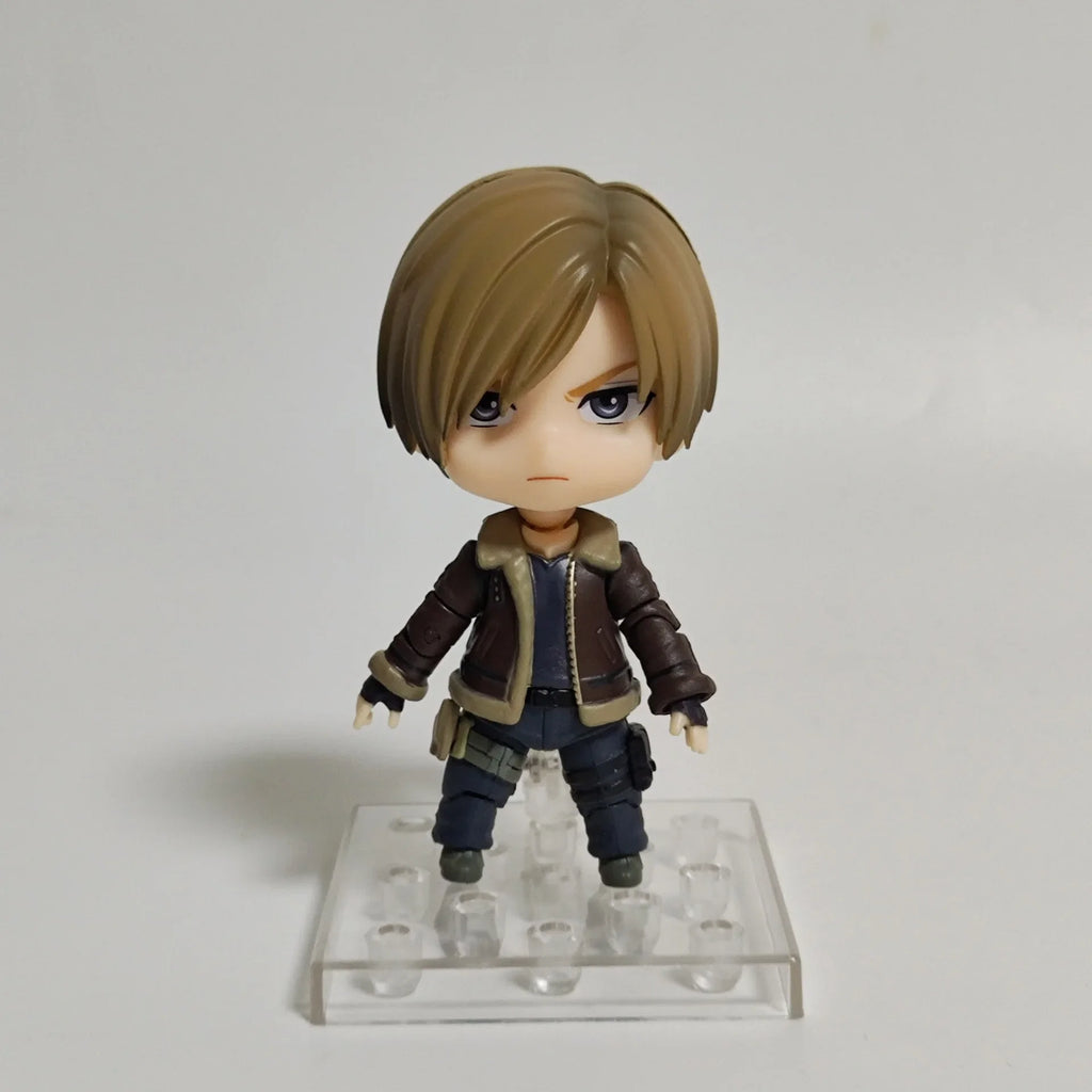 10cm In Stock Resident Evil 4 Remake #2337 Leon S. Kennedy Q Version Action Anime Pvc Model Movable Model Doll Set Toy Gift