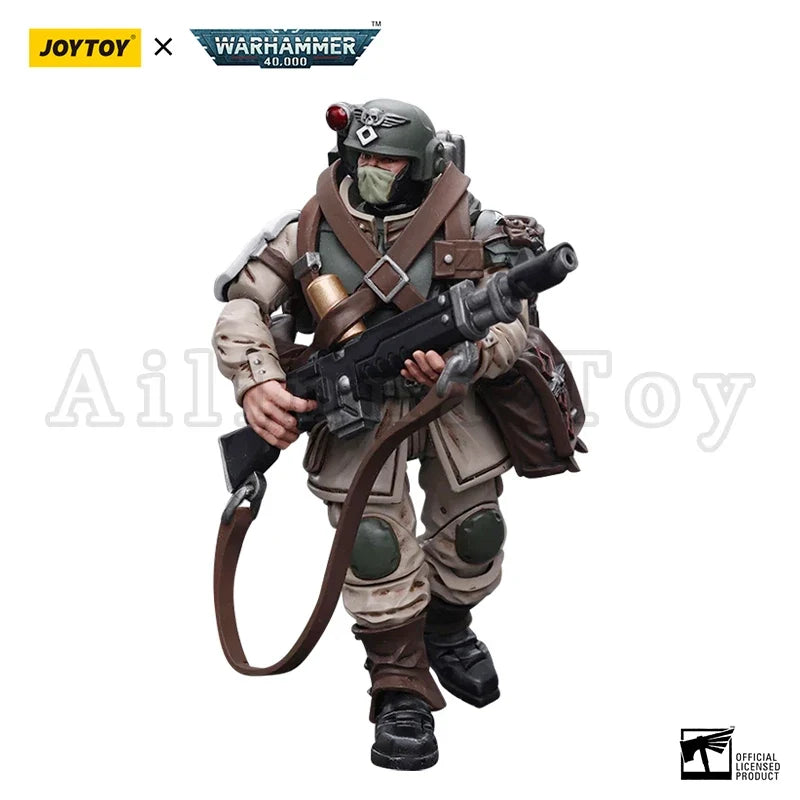 JOYTOY 1/18 Action Figure 40K Cadian Command Squad Anime Military Model Toy
