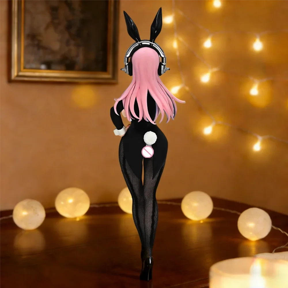 1pc Super Sonico New Bunny Girl Ver. Collectible Figure | Ambient Bishoujo Statue | Ideal Holiday Gift for Friends & Couples.