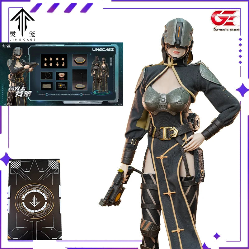 【 in Stock 】 GENESIS EMEN Original LL-FD03 Spirit Cage Light Bearer Fanti 1/6 Anime Mobile Soldier Doll Model Toy GiftCollection