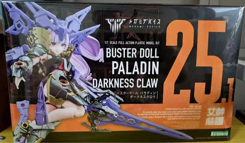 【In Stock】Original Kotobukiya Megami Device BUSTER DOLL Paladin DARKNESS CLAW Anime 1/1 Assembly Action Figure Model Toy
