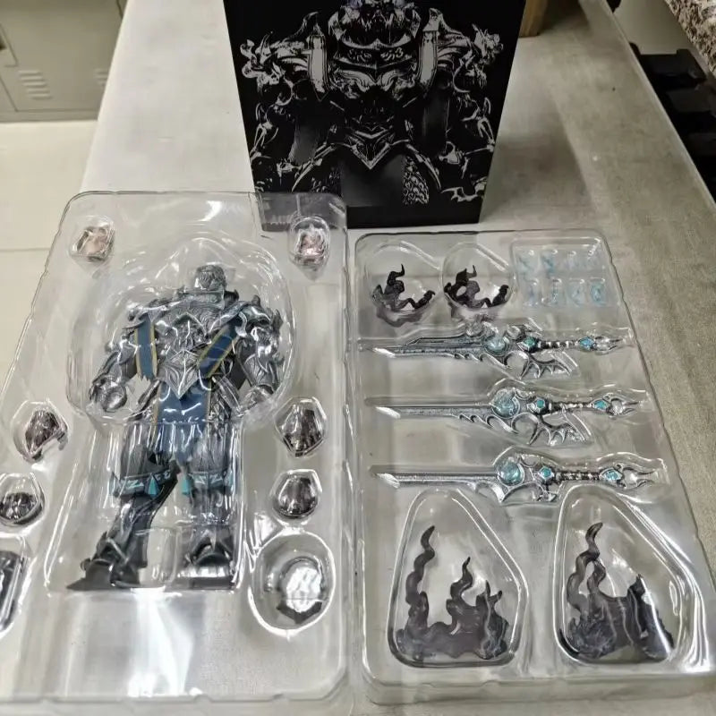 Original In Stock BROTOYS Dark Storm Prince Anduin Blackened Version PVC Movable Figure Model Desktop Collectible Toys Gifts