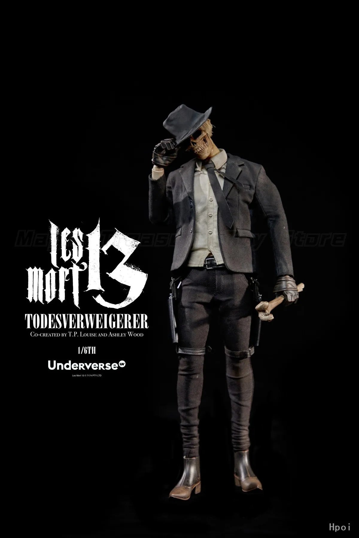 【In Stock】Original Underverse LES MORT 13 1/6 Action Figure Ornaments Gifts Toys