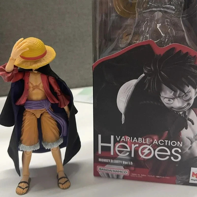 MegaHouse MH One Piece Luffy Version 1.5 Bandai Banpresto Movable Model Peripheral Ornaments Children's Gifts Action Figures Toy