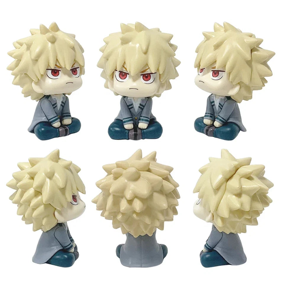 HOT My Hero Academia Katsuki Deku Todoroki Shoto Himiko Toga Break Time Anime Figure Model Collection Doll Toy For Kids Gift