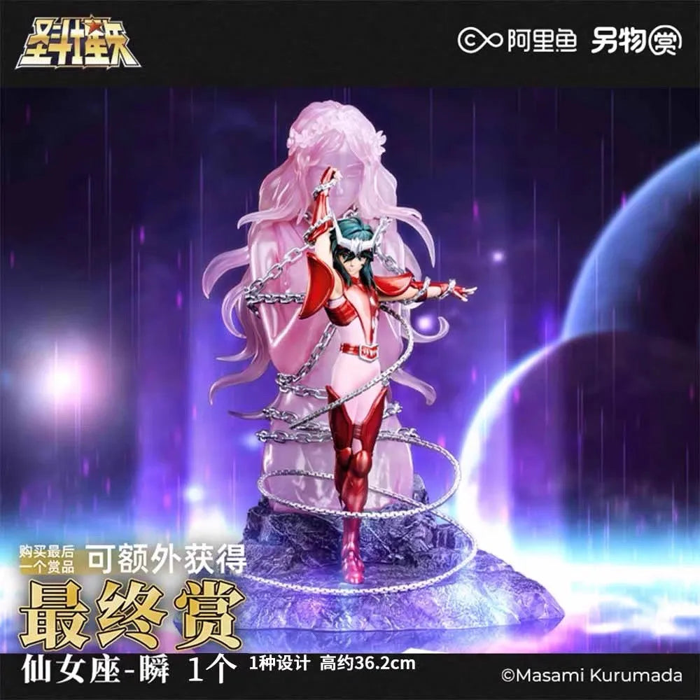 Genuine Saint Seiya Bntsh Ichiban Kuji Anime Figure Virgo Shaka Leo Aiolia Scorpio Milo Action Figure Desktop Decoration Gifts