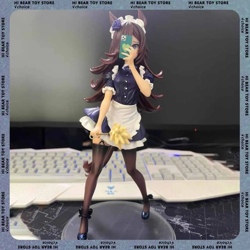 25cm Umamusume: Pretty Derby Figure Rice Shower Figures Game Doll Collection Statue Desk Decoration Model Toys Birthday Gifts