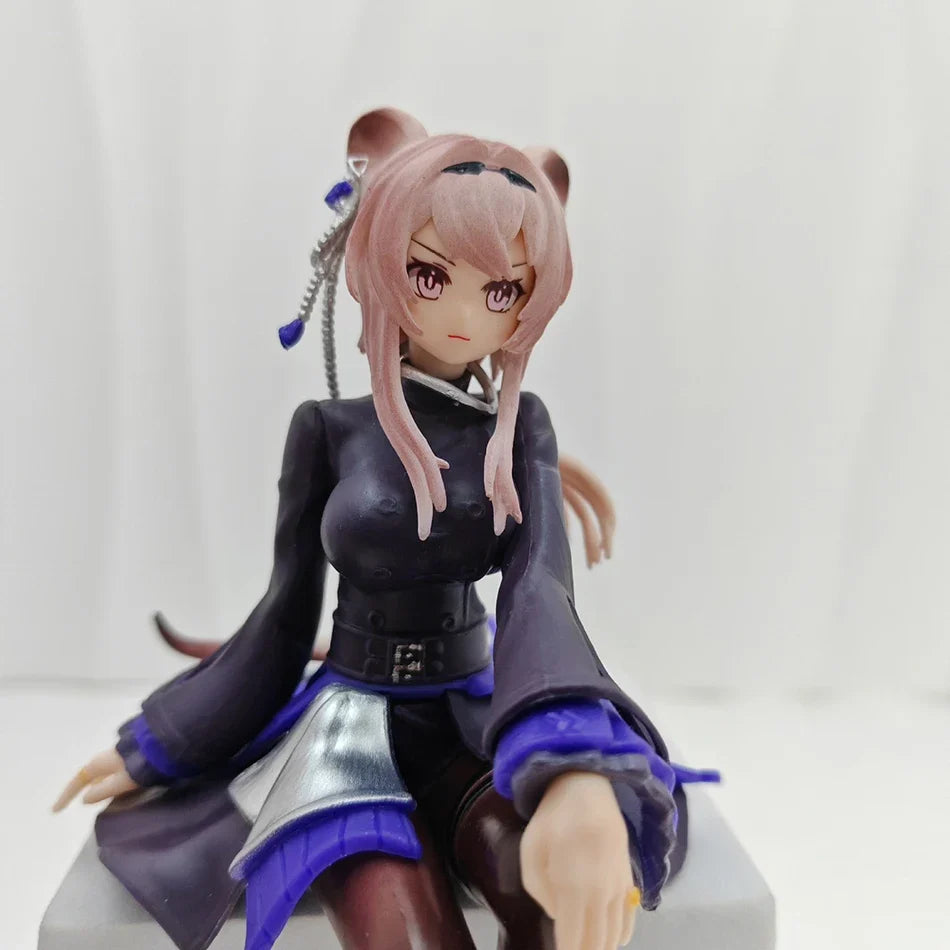 Game Arknights Lin 15cm Figure Sitting Noodle Stopper Anime Figure Action Figurine Model Collectible Ornaments Decoration Gift