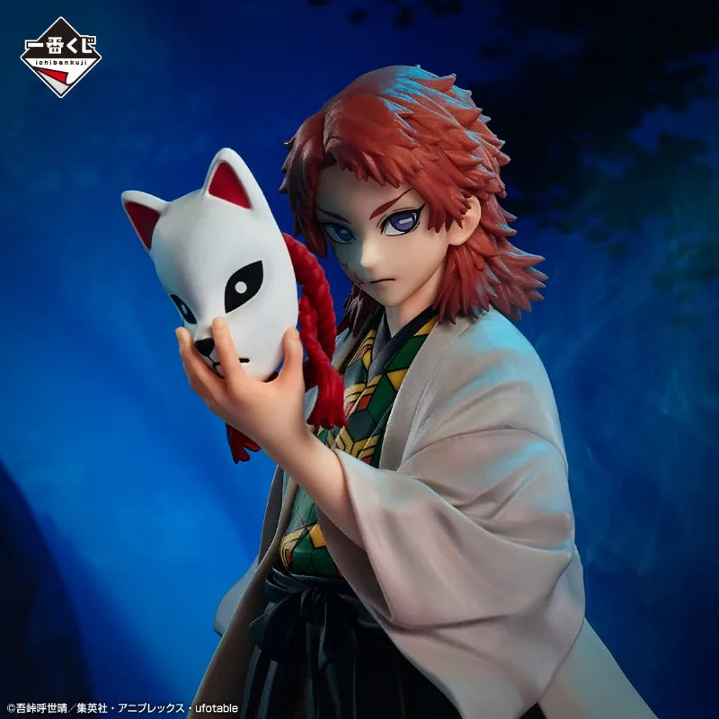 In Stock Original BANDAI Ichiban Kuji Demon Slayer Shinazugawa Sanemi Iguro Obanai Tomioka Giyuu Sabito Anime Figures Toy Gifts