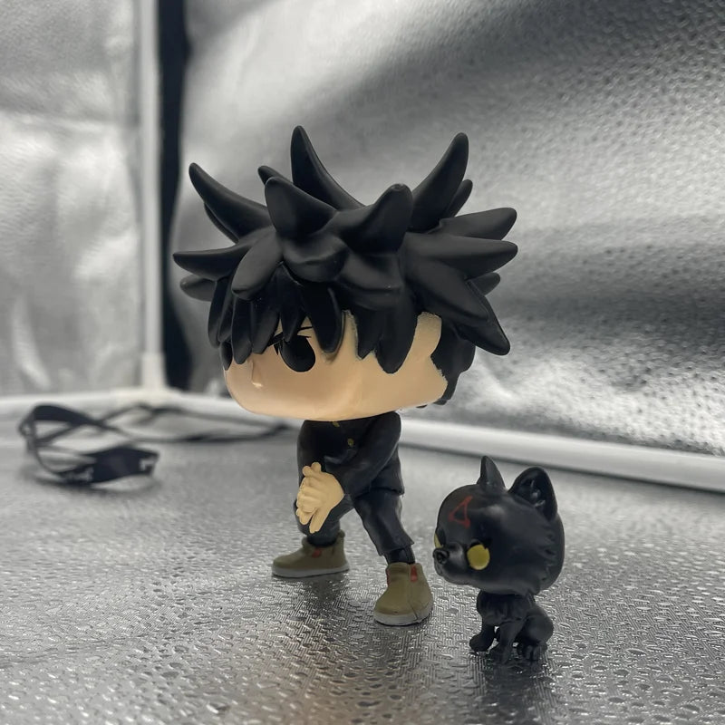 New Pop Jujutsu Kaisen Anime Figures Satoru Gojo Fushiguro Megumi Itadori Yuji Model Mini Doll Collectible Decoration Toys Gifts