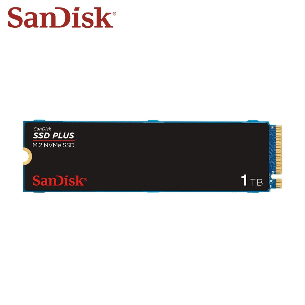 SanDisk M.2 2280 NVMe SSD PLUS PCIe Gen 3.0 Internal Solid State Drive 250GB 500GB 1TB 2TB Hard Disk Original Hard Drive for PC