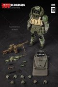 HASUKI SA02 1/12 Maßstab Schwarze Action Zweite Kugel Männliche Schildsoldaten mit Waffe Komplettset 16cm Actionfigur Puppen Modell Spielzeug
