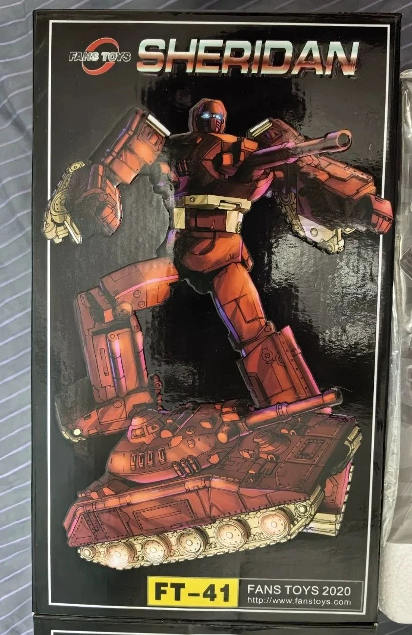 100%Original in Stock FANS TOYS  FansToys FT41 FT-41 Sheridan Warpath Masterpiece Action Figure Robot Toys