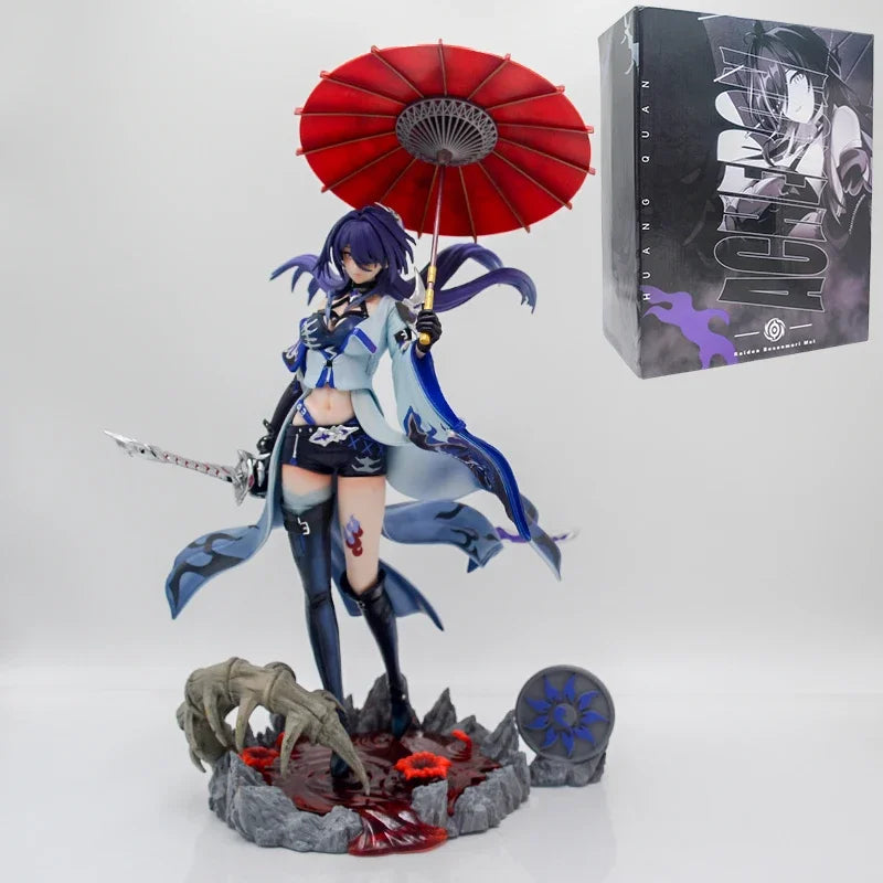 40cm Honkai Star Rail Huang Quan Anime Girl Figure Acheron Action Figure Houkai Gakuen Figurine Game Statue Model Doll Toys Gift
