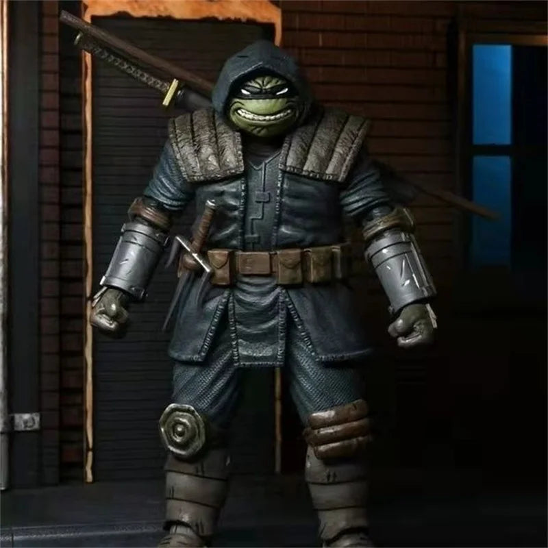Neca The Last Ronin Action Figure Armored Turtles Cos Leonardo Splinter Raphael Casey Jones Mummy Synja Patrol Bot Footbot Toy