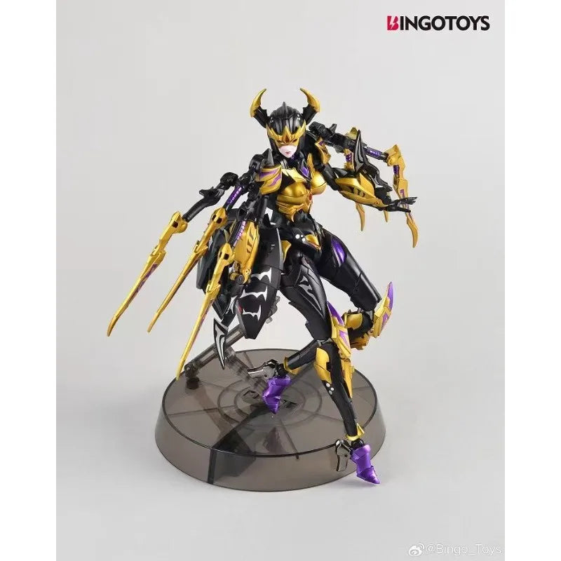 Bingo Toys Original Spider Girl BT-04 Spider Girl Transformation Toy Finished Product Model Collectibles Boy's Gift Deformation