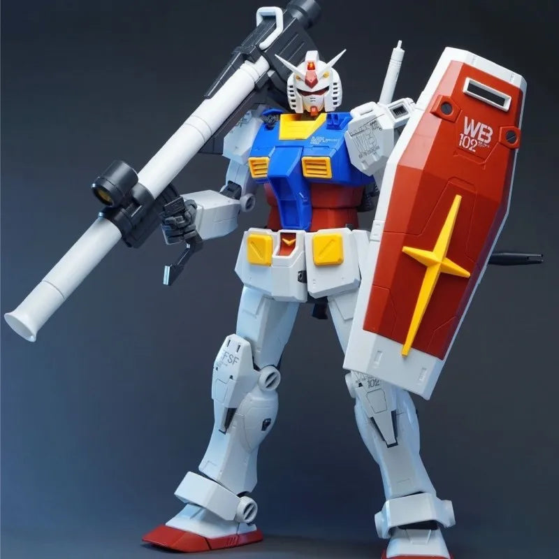 【IN STOCK】FANG DAJING 1/35 RX-78-2 original 7802 Assembly Model Kit Action Figures Action Figure Toy With LED Christmas gift
