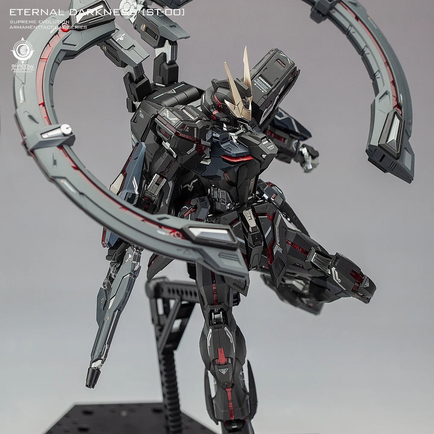 In Stock Mg 1/100 Eternal Darkness Assembly Model Kit St-00 Collection Armamenttactital Series Action Robot Figures Plastic Toy