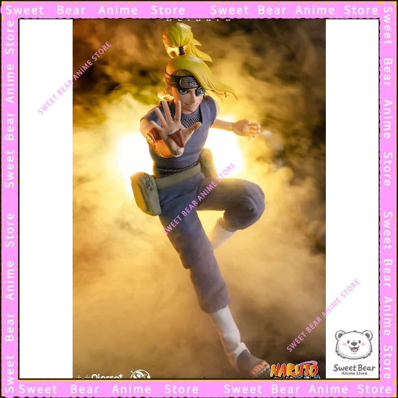 In Stock RocketToys Original Naruto Akatsuki Deidara Soldier Action Figure Anime Model Trendy Toys Desktop Doll Collectibles