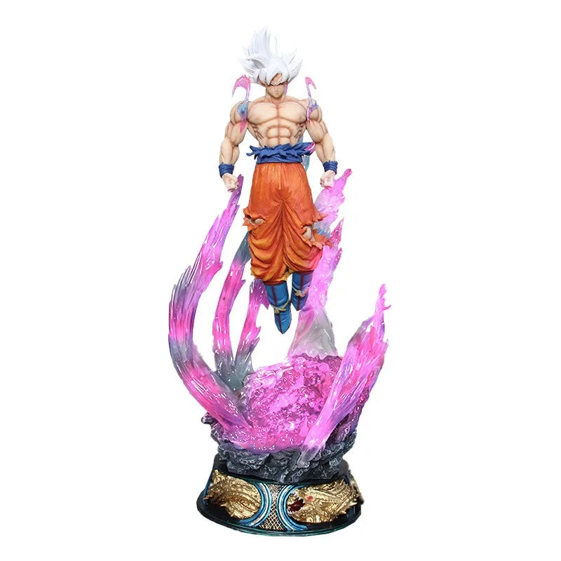 Anime Dragon Ball 25cm Super Saiyan Ultra Instinct Goku Action Figure PVC Statue Collectible Toy Gift Desktop Ornament