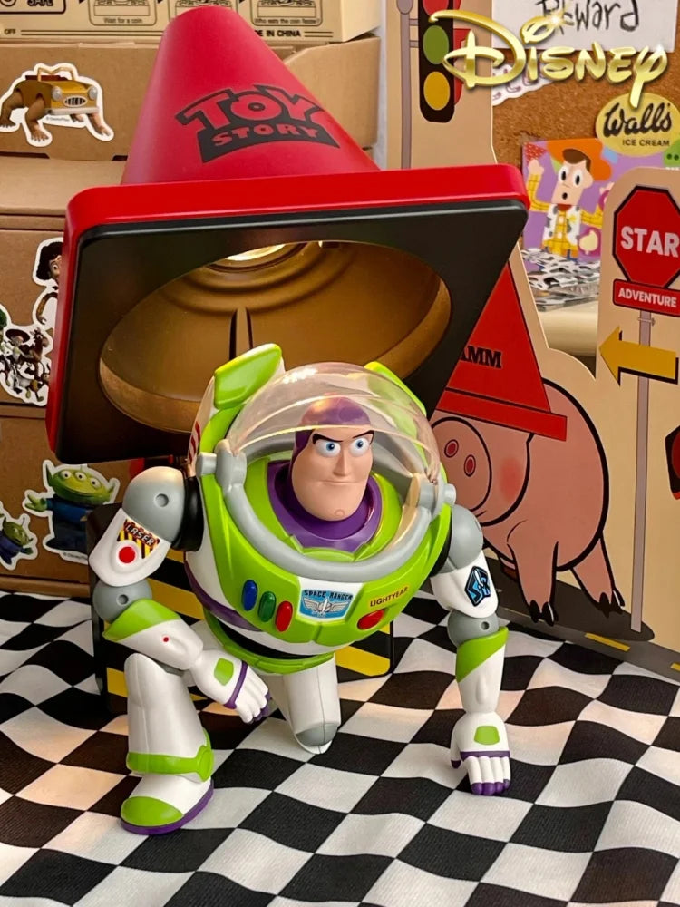 Buzz Lightyear Roadblock Night Light Toy Story Series 3D Lamp Ornamnet Collection Toys Gift for Kid