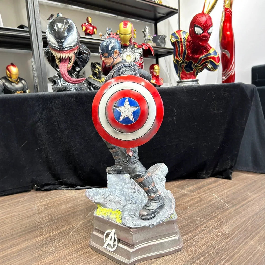 New Avengers Marvel Series Half-Body Bust Statue Model Collectible Toy Birthday Gift Thanos Collectors Item Action Figure