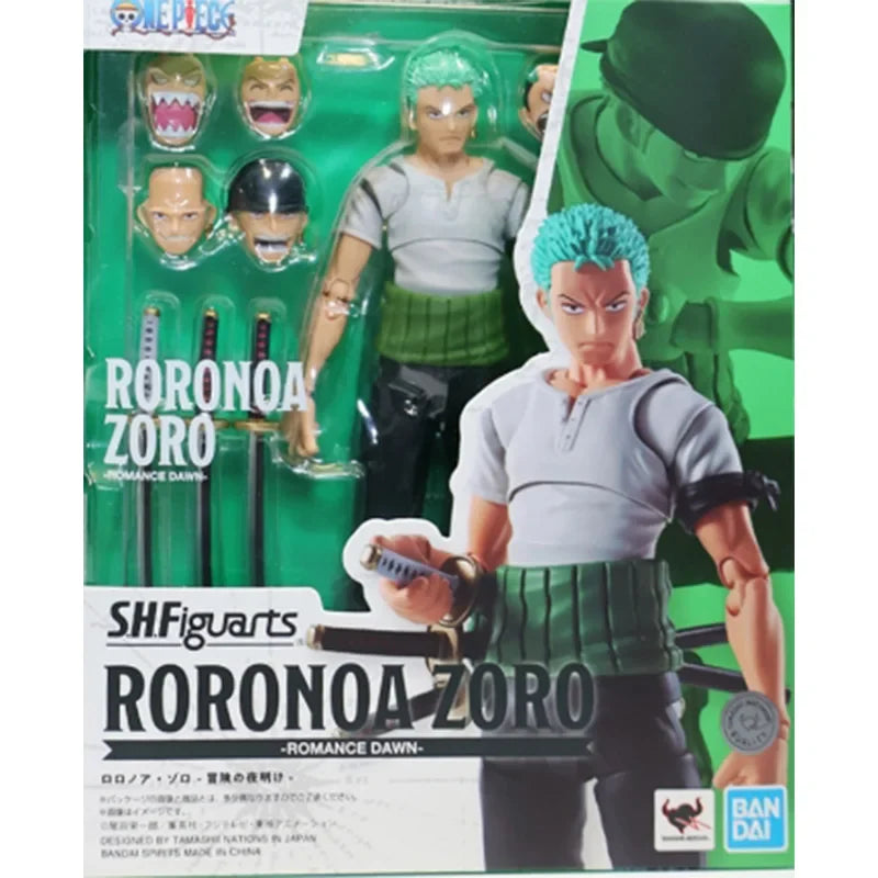 Bandai S.H.Figuarts SHF ONE PIECE RORONOA DRACULE.MIHAWK -HAWKEYE- Model Kit Action Figures Model Toy Gift for Children