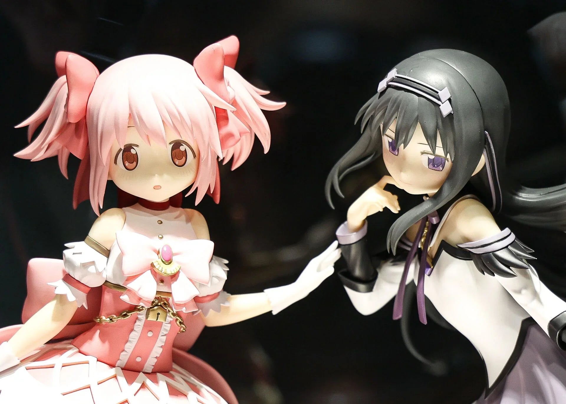 Original Banpresto Puella Magi Madoka Magica Anime Kaname Madoka & Akemi Homura Action Figurine Model Figuarts Collection Decora
