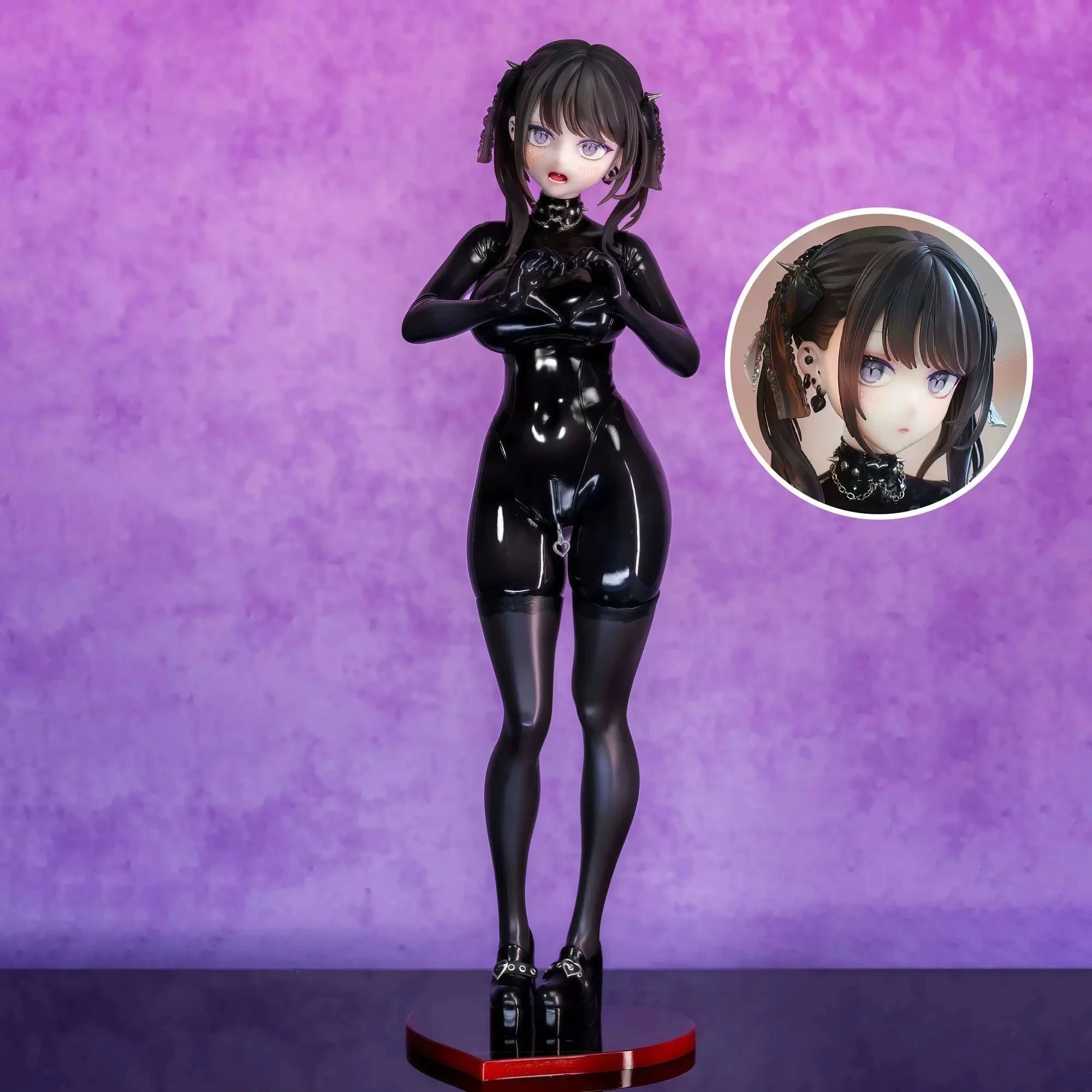 SSR FIGURE Kurokawa Miu 1/7 Scale Anime Girl GK Statue Figure-PVC Bodysuit Ver. Desktop Model Otaku Collectible Gift for Display
