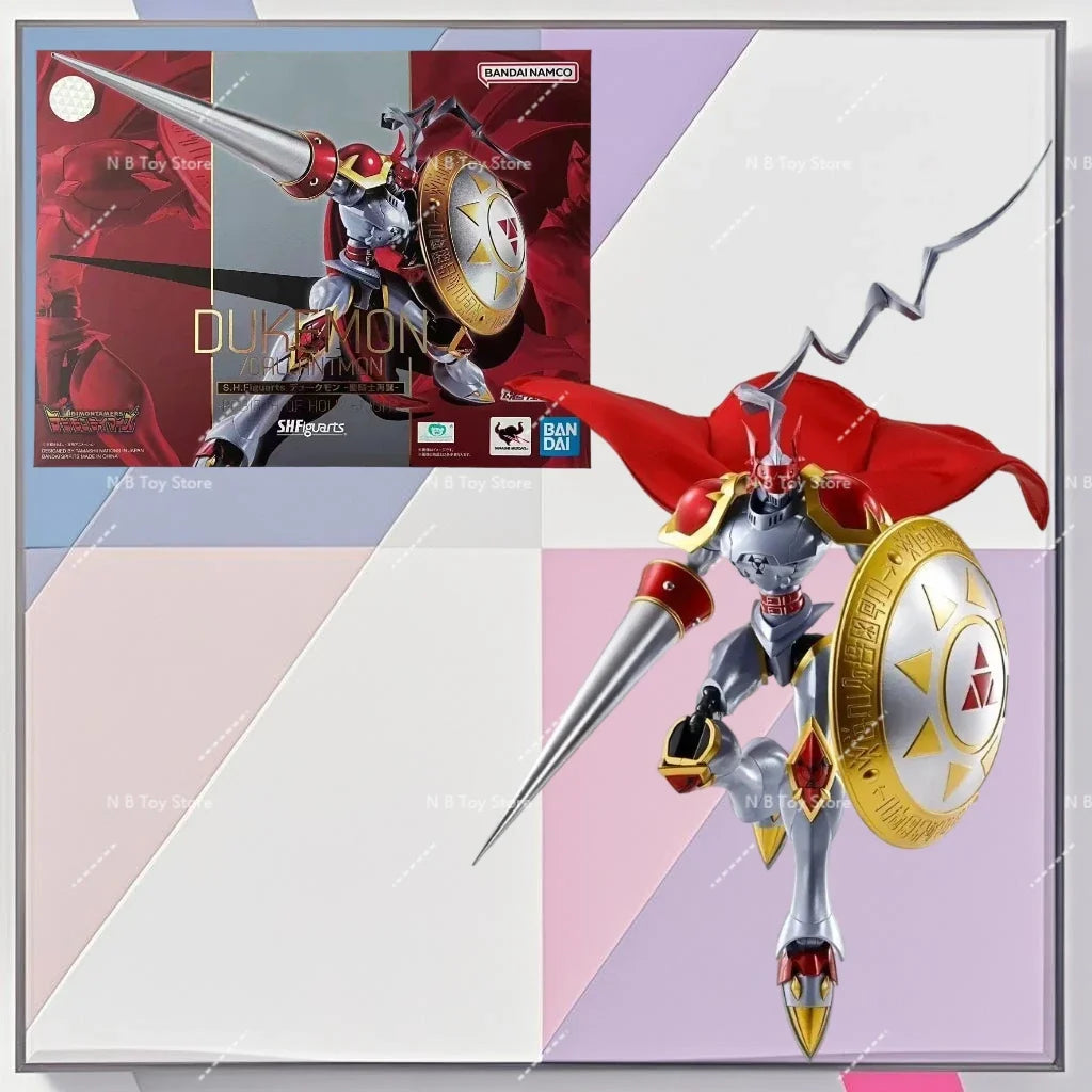 Mobile Dukemon/Gallantmon Toy Model, SHF, Original Bandai, S.H.Figuarts, Rebirth of Hoiy Knight, Royal Knights, in Stock