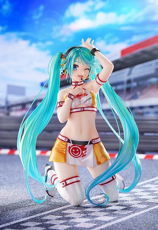 【In Stock】Original Max Factory GSC Hatsune Miku GT Project Racing Future 2010Ver Art By 1/7 Scale Figures Toys Gifts