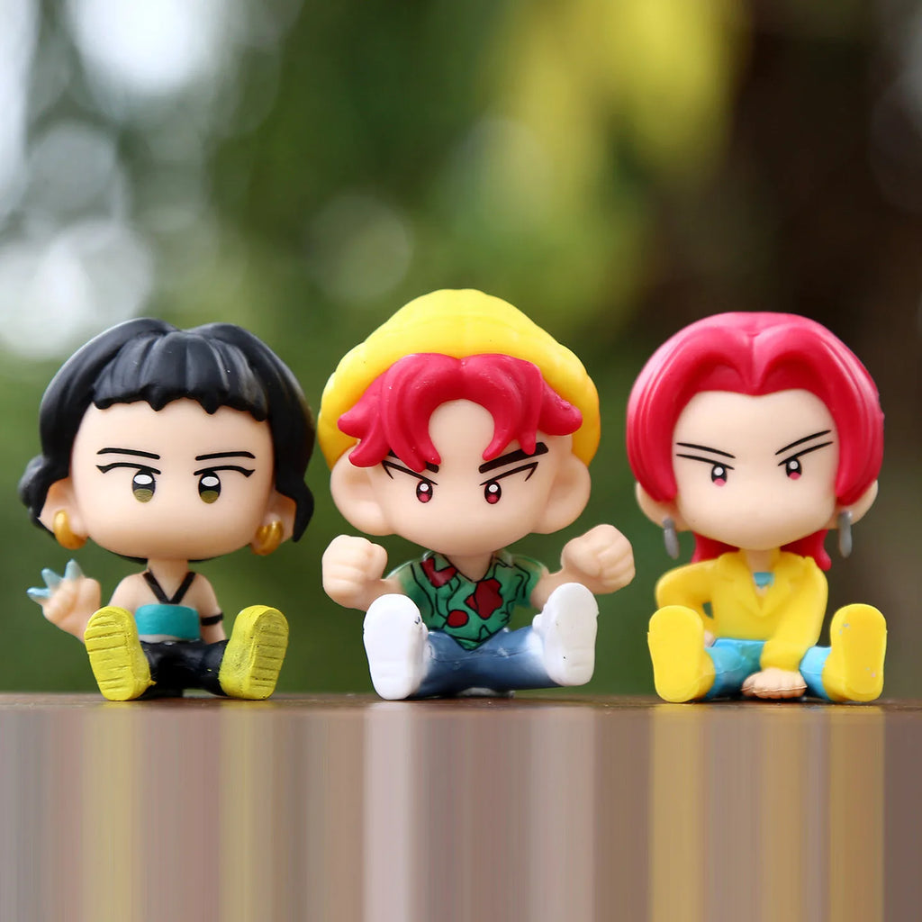 10pcs/Set Kpop Demon Hunters Action Figure Toy Derpys Tiger Rumi Mira Zoey Sussy Figurine Doll For Fans Gift