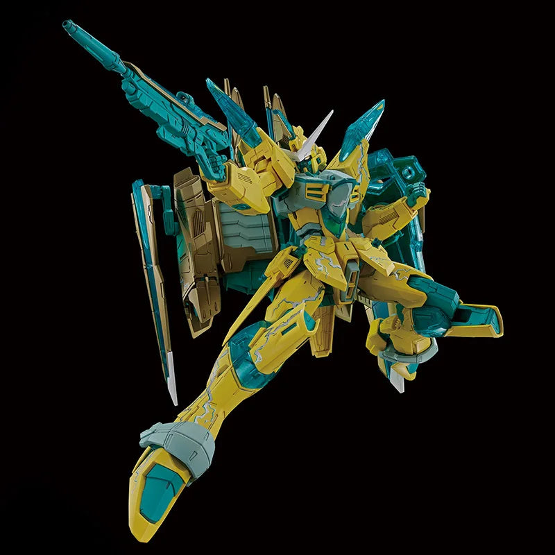 Bandai MG Mobile Suit Gundam SEED ZGMF-X09A Justice Gundam Cross Contrast Colors Clear Yellow Assembled Model Collectible Gift