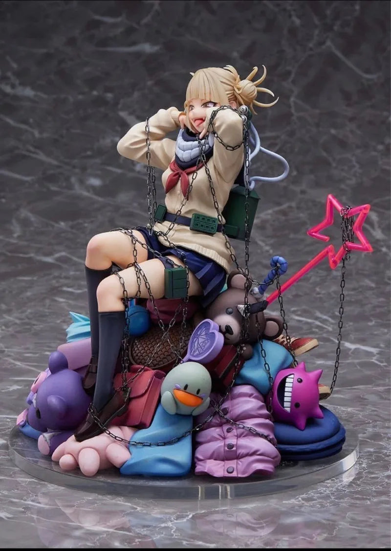 In stock Genuine My Hero Academia Toga Himiko Villain VER.PVC Action Anime Figure Model Toys Figure Collection Doll Gift