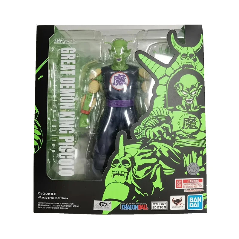 Bandai original SHF Dragon Ball GREAT DEMON KING PICCOLO SDCC Exclusive Edition finished model toy collection ornaments gift