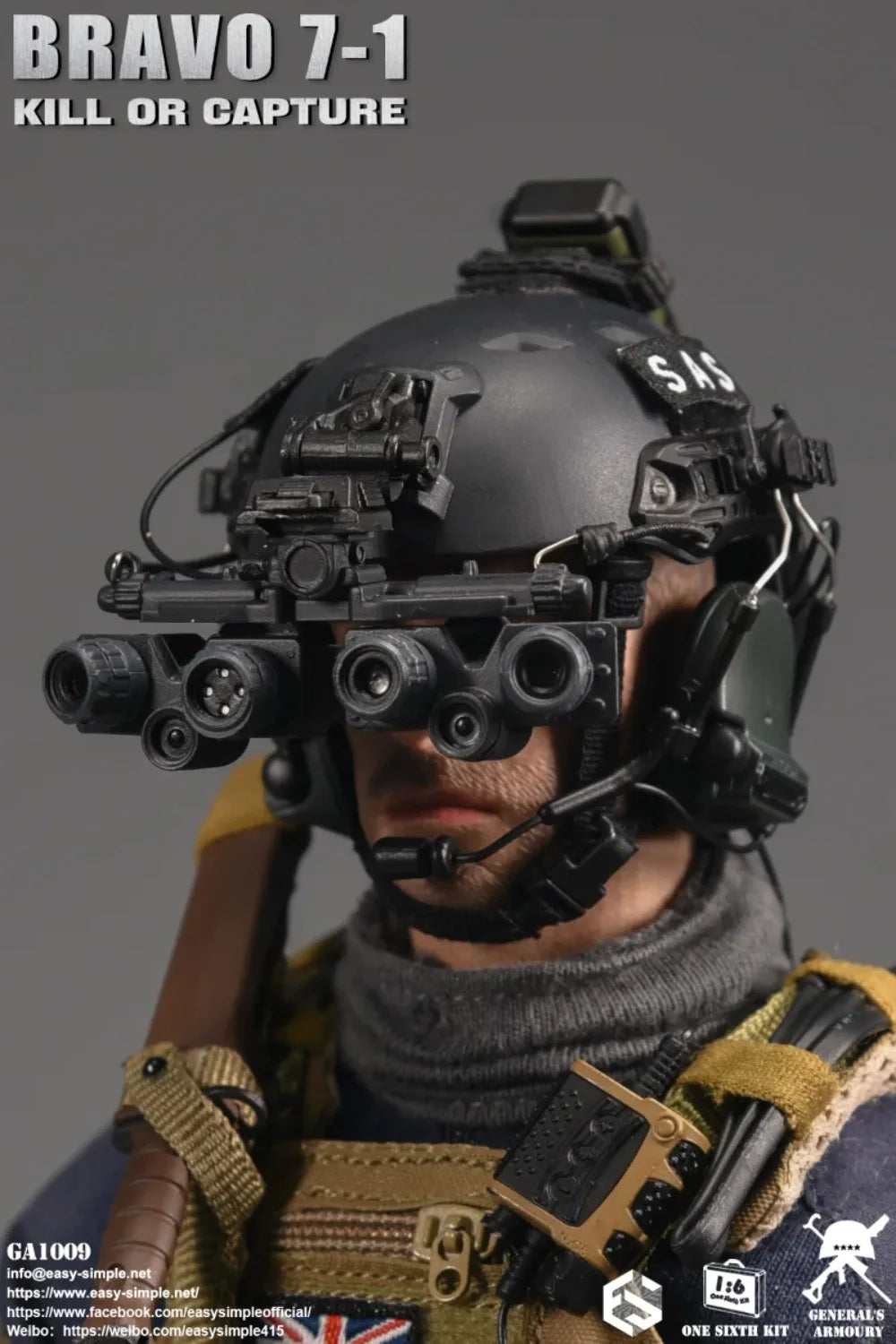 EASY&SIMPLE ES 1/6 Scale Soldier GA1009 Set Model