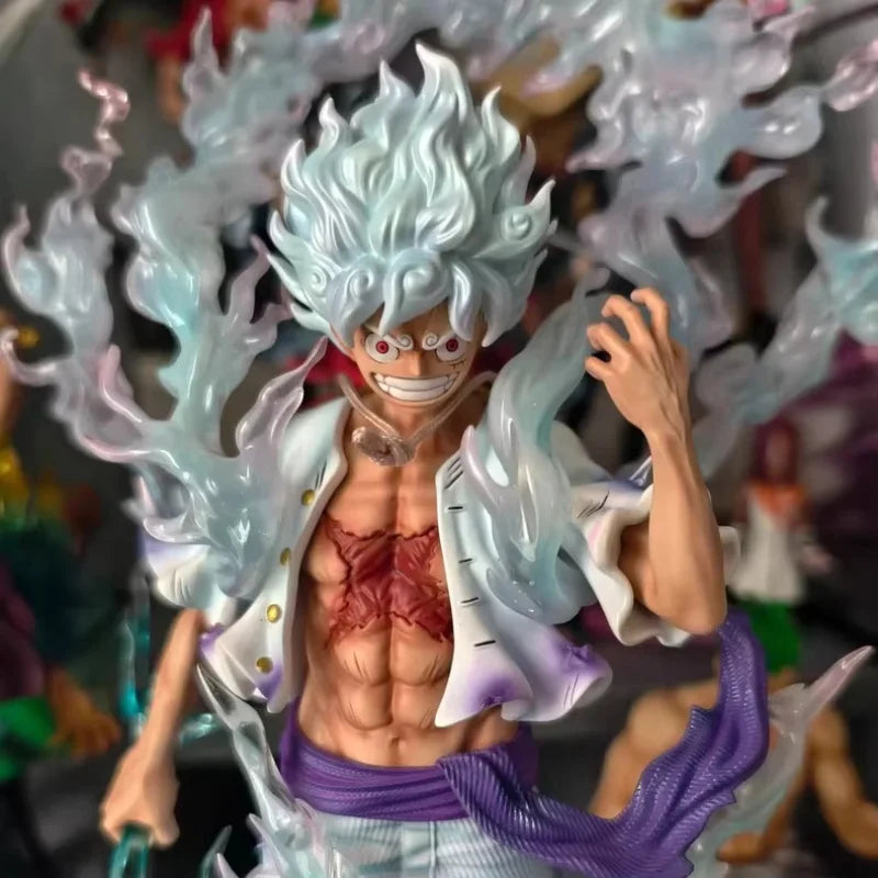 New JT Nika Monkey D. Luffy Action Figure ONE PIECE Anime Figures Luffy Fifth Gear Figures PVC Statue Collection Model Gifts