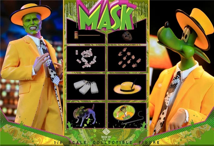 【In Stock】PRESENT TOYS PT-sp35 1/6 Mask Man Disguised Weird Man Moving Soldier Set Model Figure Toy Collection