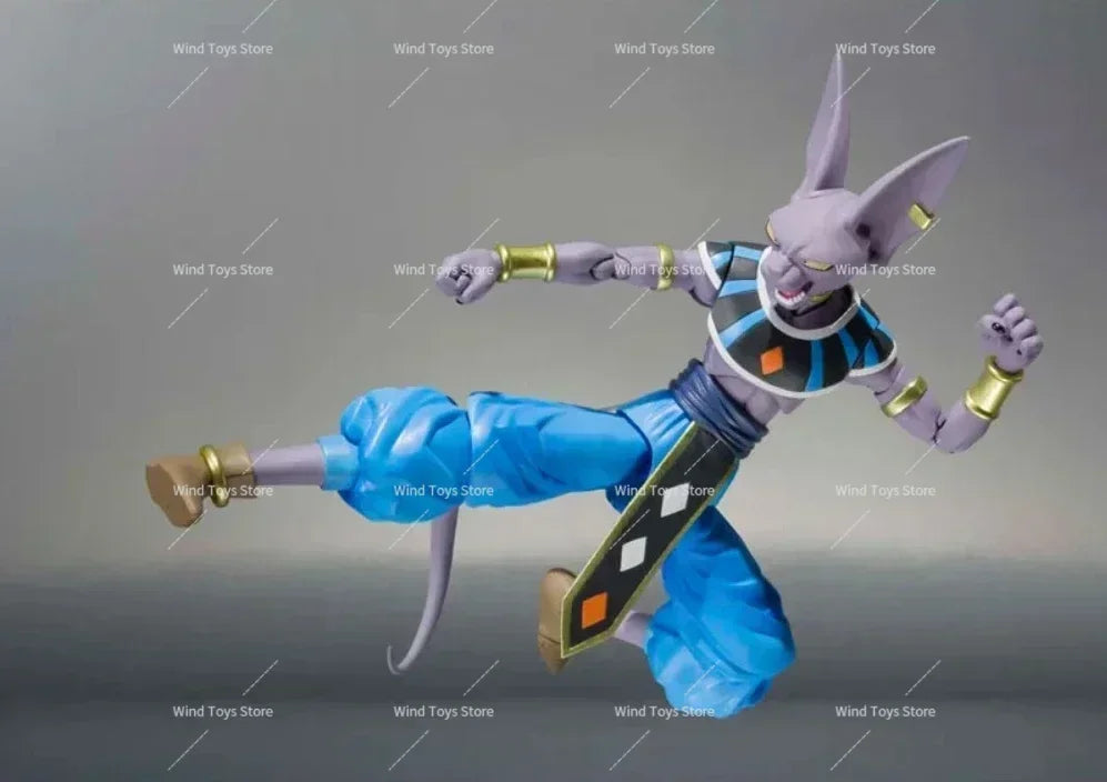 100% Original Bandai SH Figuarts SHF Beerus Dragon Ball Super Anime Action Collection Figures Model Toys Figura in Stock