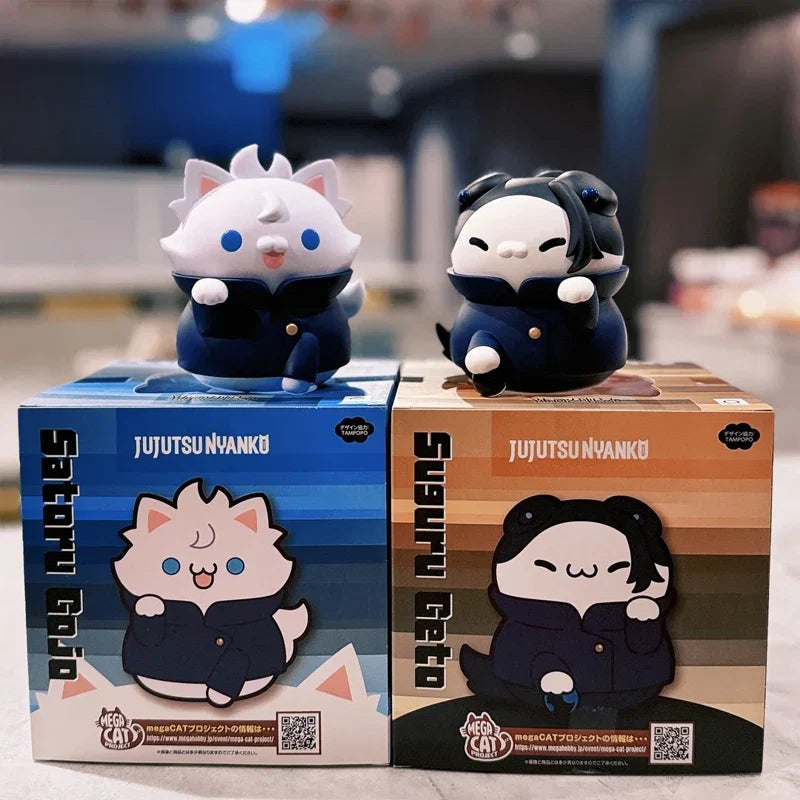 In Stock Genuine Bandai Megahouse Mh Jujutsu Kaisen Fushiguro Toji Satoru Gojo Geto Suguru Mega Cat Project Q Version Model Toy