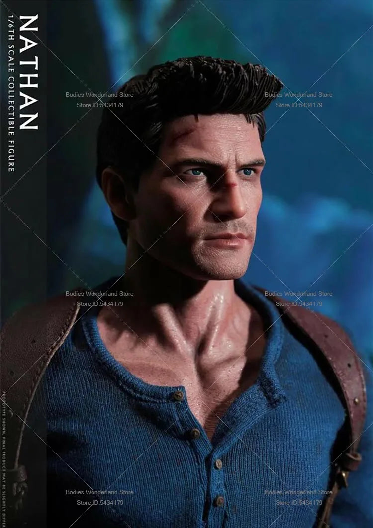 LimToys LIM012 1/6 Scale Adventure Games Series Uncharted Nathan Drake Male Soldier 12inch Action Figure Full Set Toys for Fans