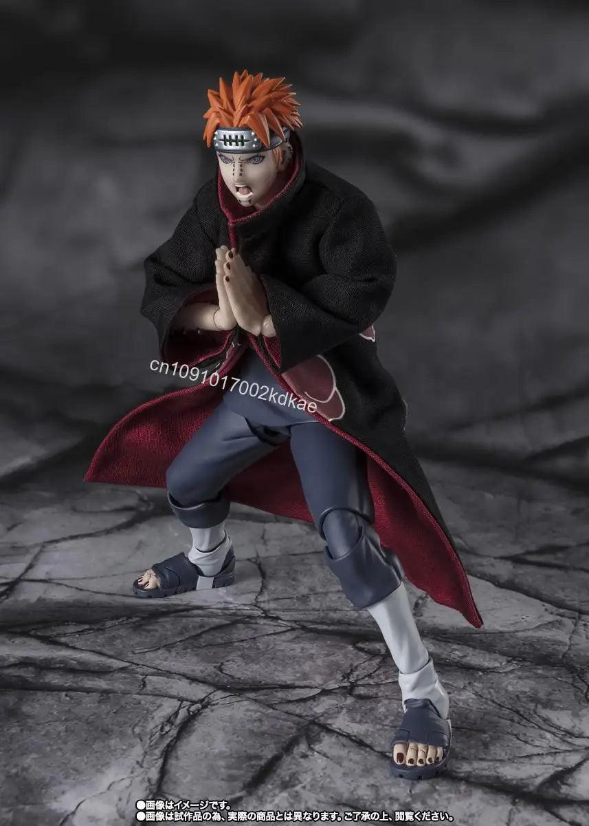 In stock Bandai Original NARUTO Shippuden S.H.Figuarts The Rinnegan of the Six Paths Anime figure Action Figures Model Toys