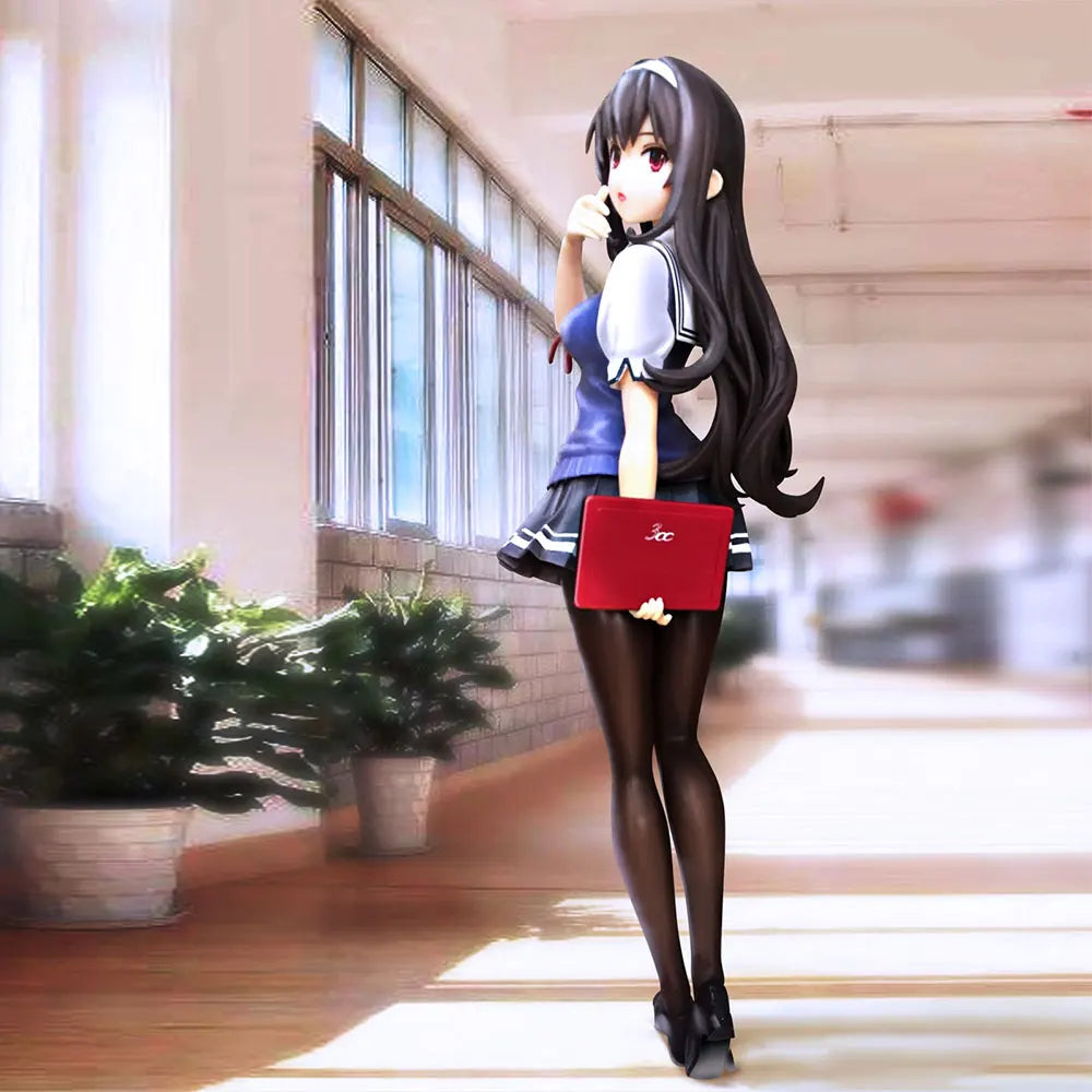 20CM Anime Saenai Heroine no Sodatekata ♭  Figure Kasumigaoka utaha Stand Animation Model Toys Gifts Collection Decoration PVC
